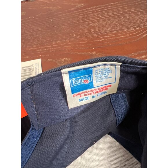 Vintage Chicago Bears Drew Pearson Snapback Hat Navy & Orange NFL M3 - Picture 4 of 5